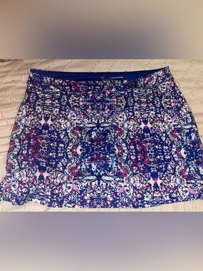 Tranquility by Colorado Clothing Blue Multi-Print Mini Skirt